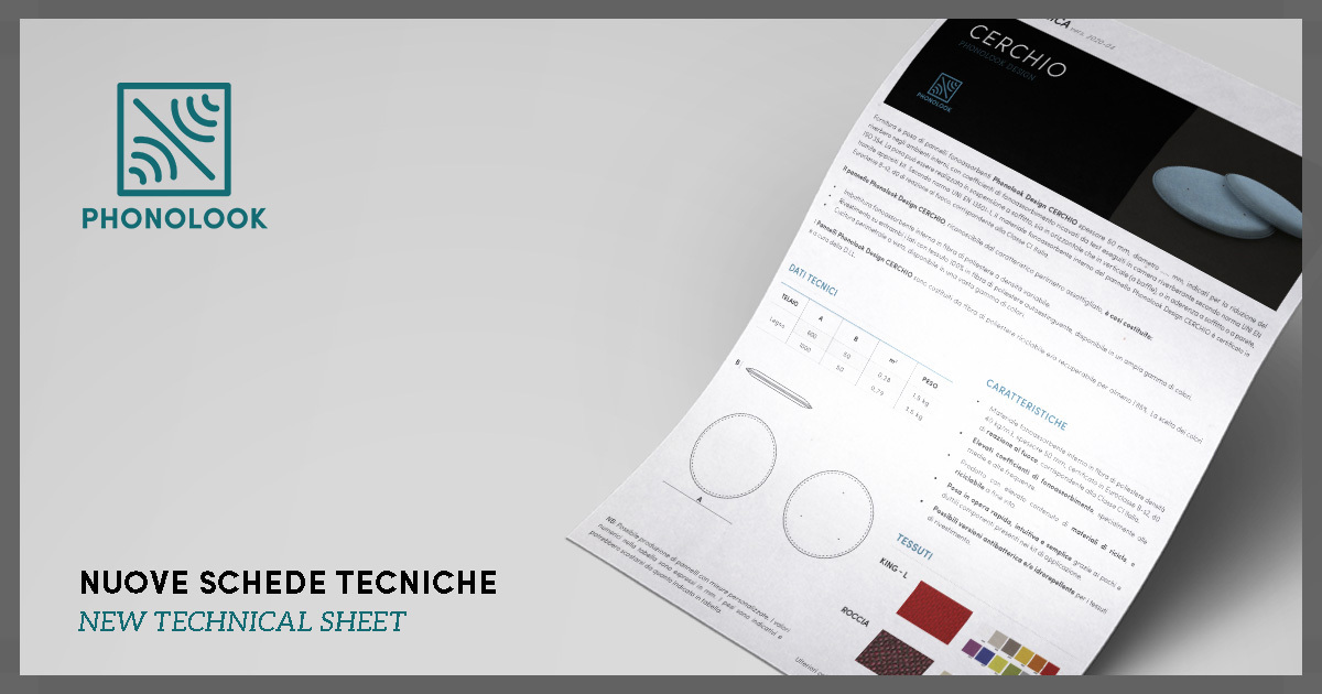 New Phonolook technical datasheets